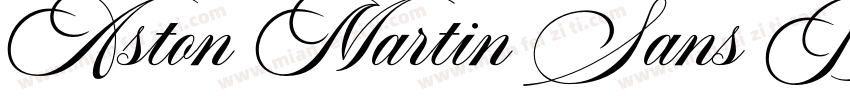 Aston Martin Sans Bold字体转换